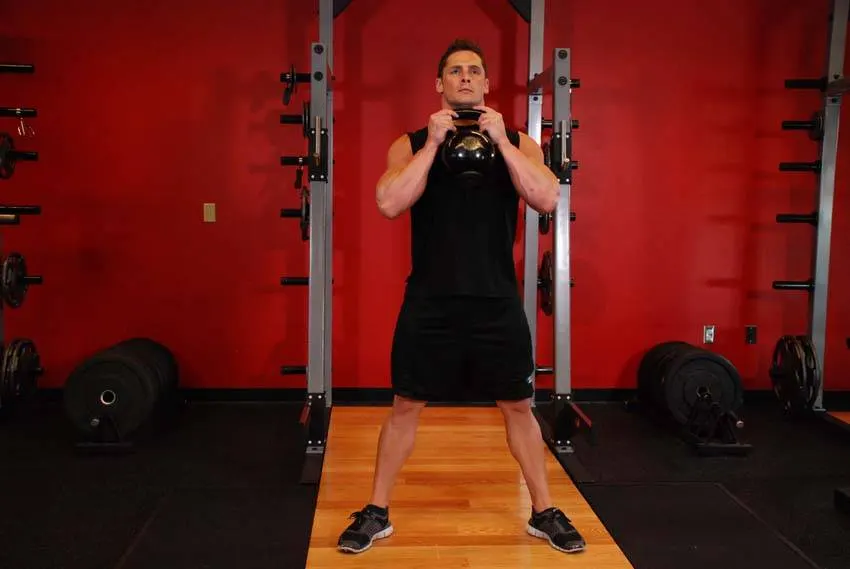Goblet Squat exercise