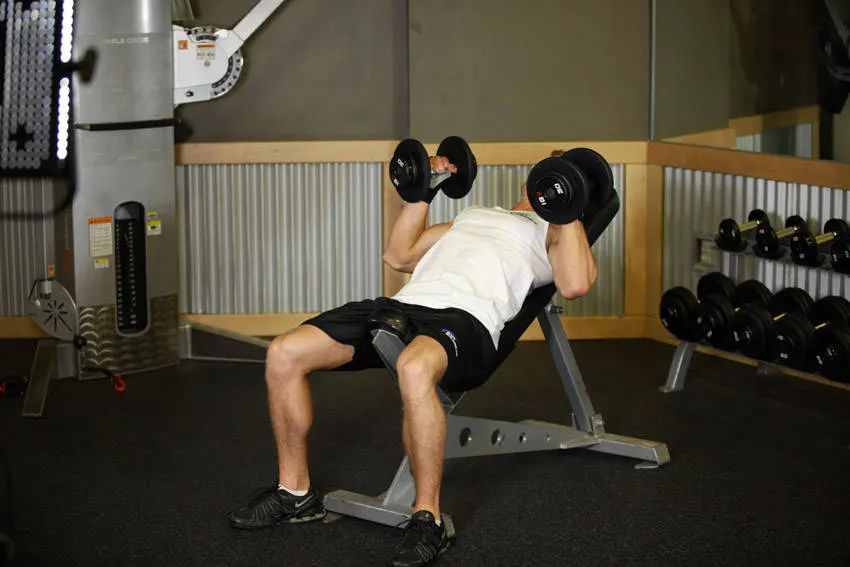 Hammer Grip Incline DB Bench Press exercise