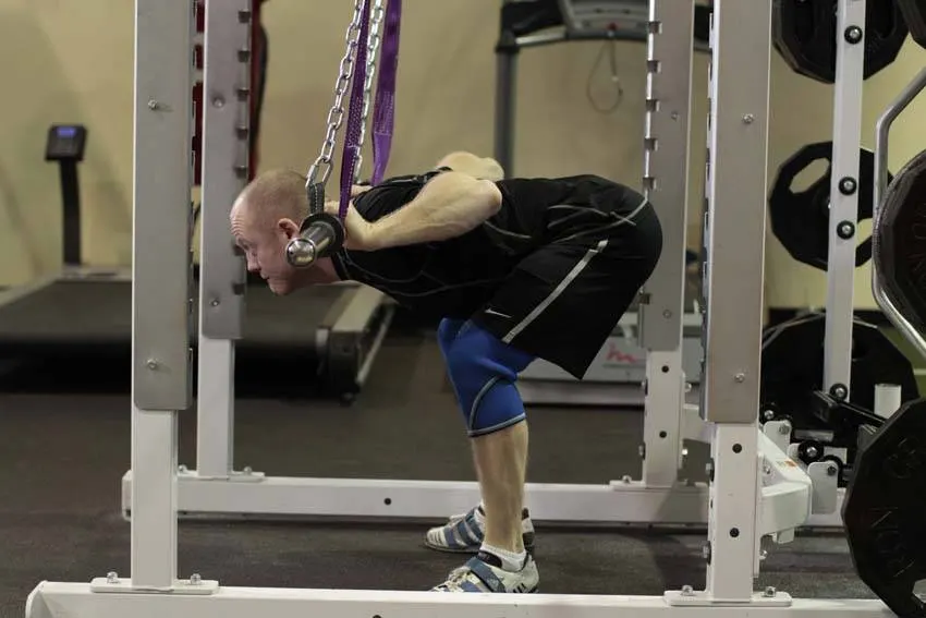 Hanging Bar Good Morning exercise