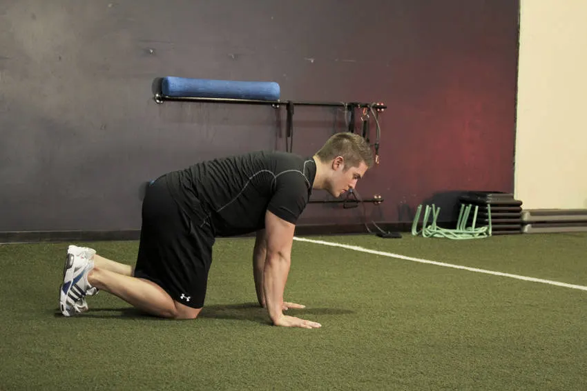 Hip Circles (prone) exercise