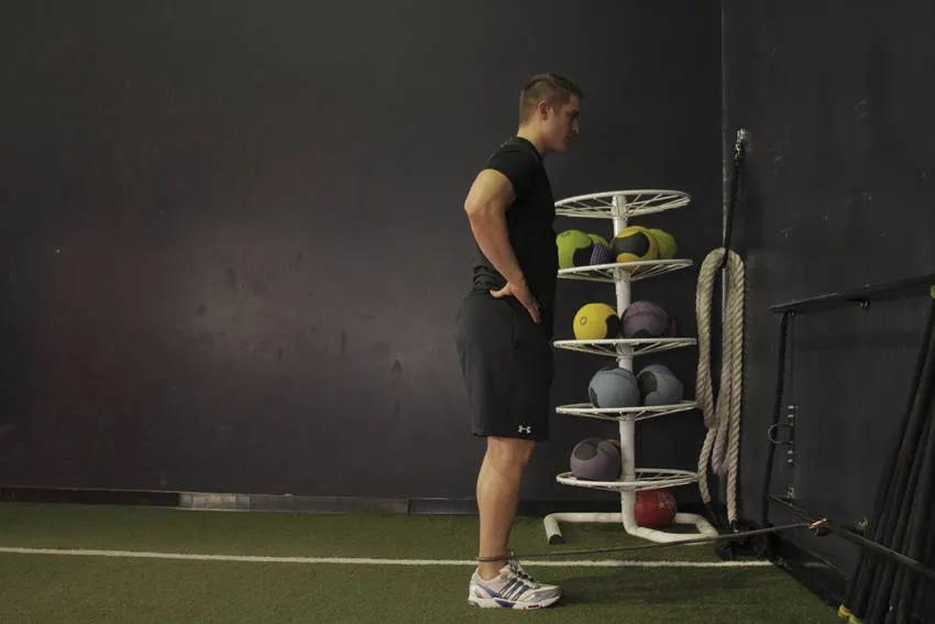Hip Extension with Bands exercise