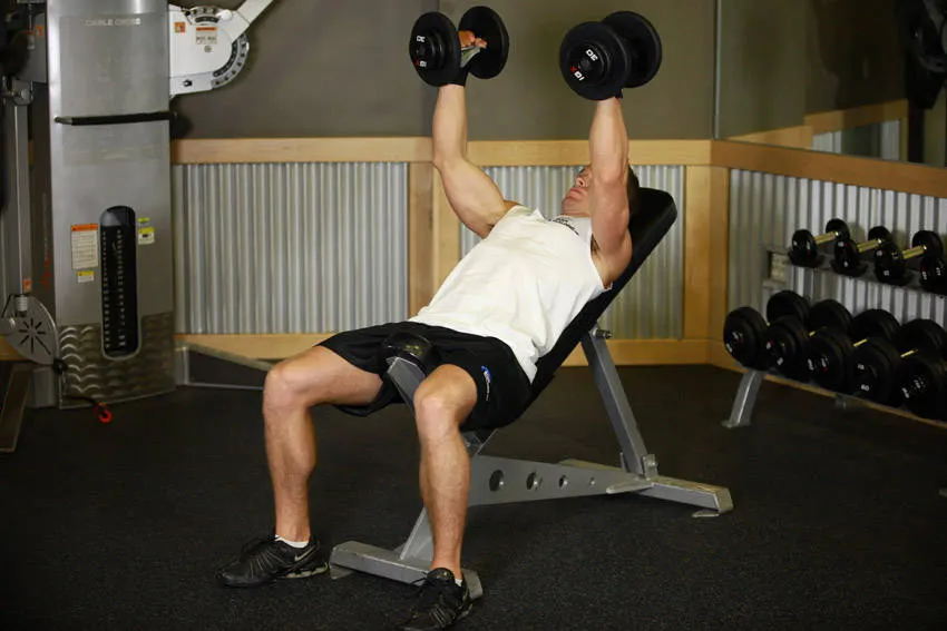 Incline Dumbbell Bench With Palms Facing In exercise