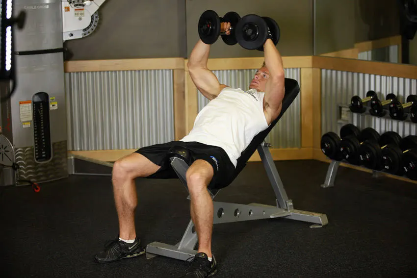 Incline Dumbbell Flyes exercise