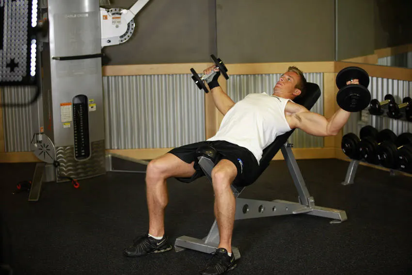 Incline Dumbbell Flyes - With A Twist exercise