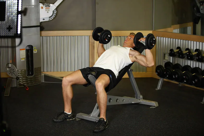 Incline Dumbbell Press exercise