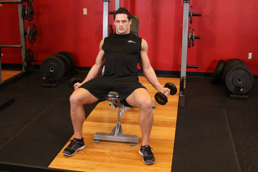 Incline Inner Biceps Curl exercise