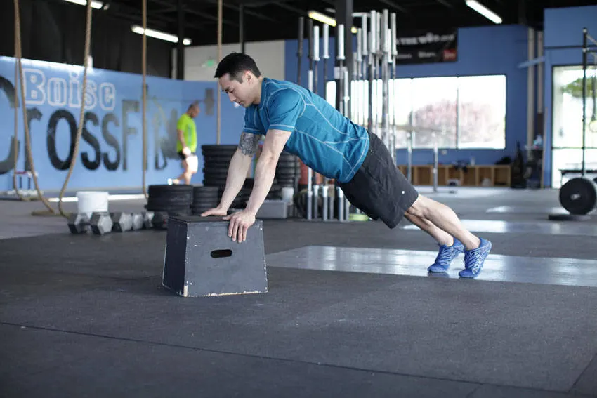 Incline Push-Up — end position