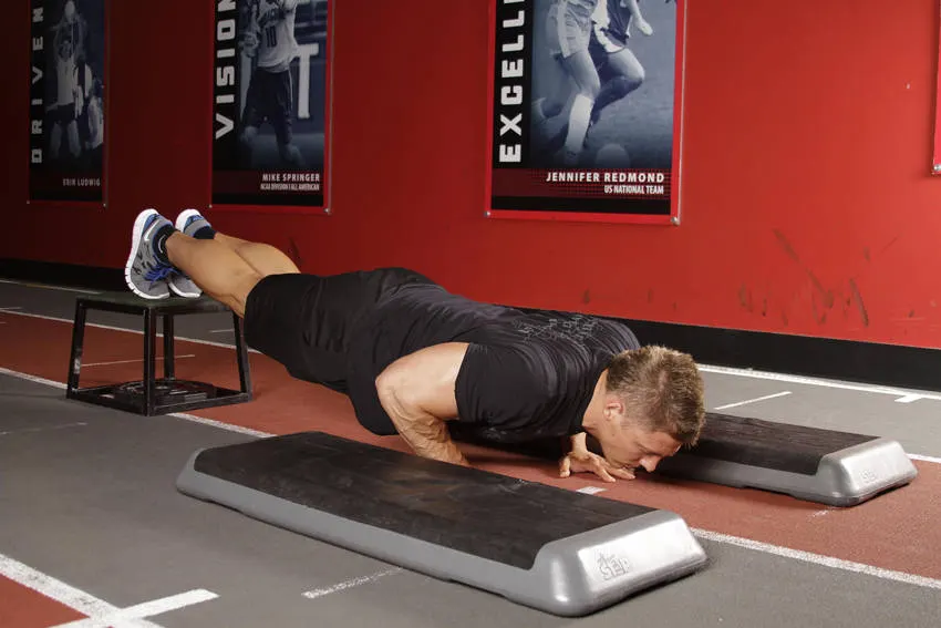 Incline Push-Up Depth Jump exercise