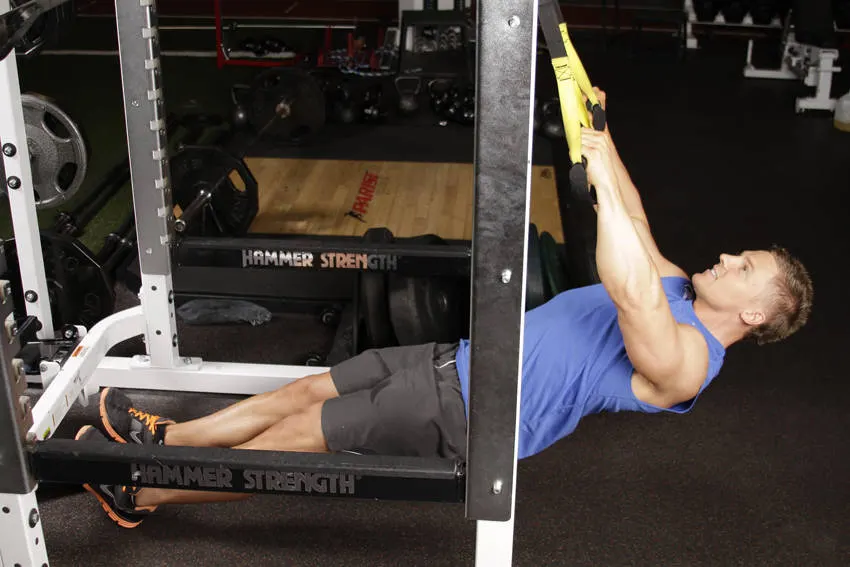 Inverted Row with Straps exercise