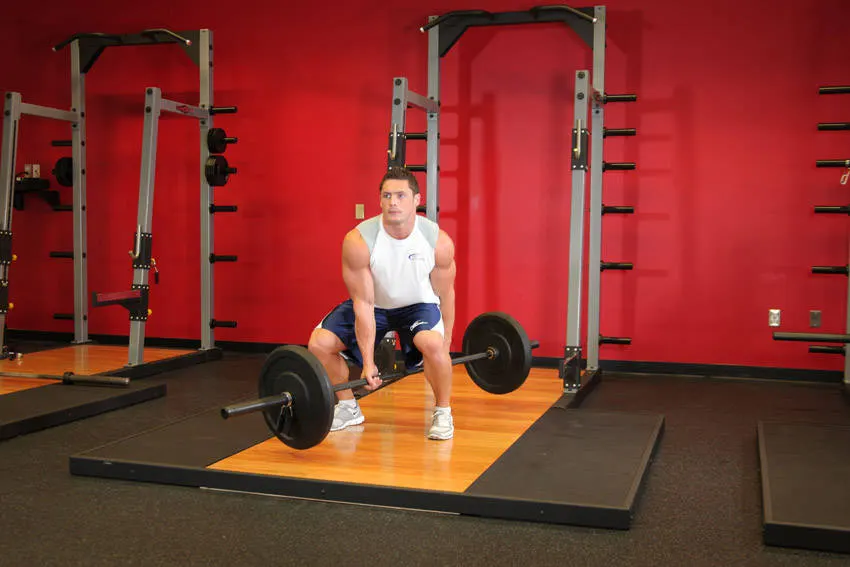 Jefferson Squats — end position
