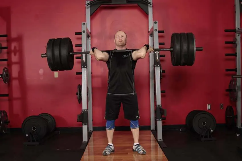 Jerk Dip Squat exercise