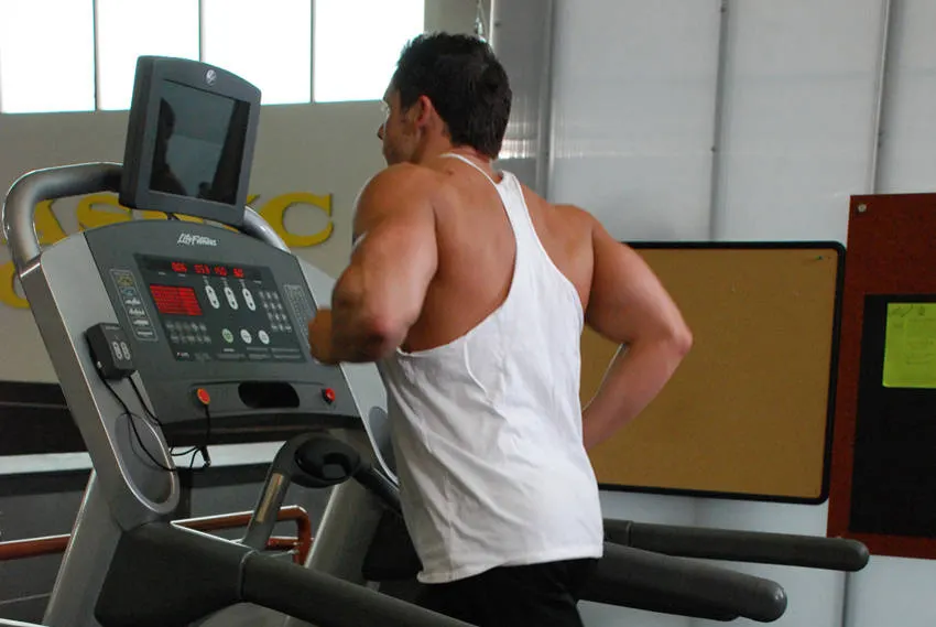 Jogging, Treadmill — end position