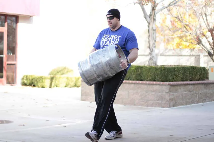 Keg Load — end position