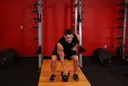 Kettlebell Dead Clean exercise