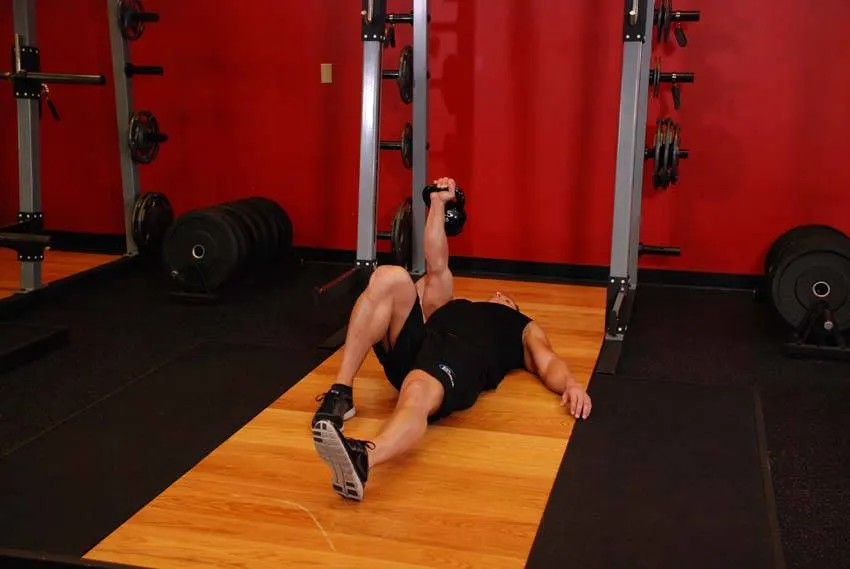Kettlebell Turkish Get-Up (Lunge style) exercise