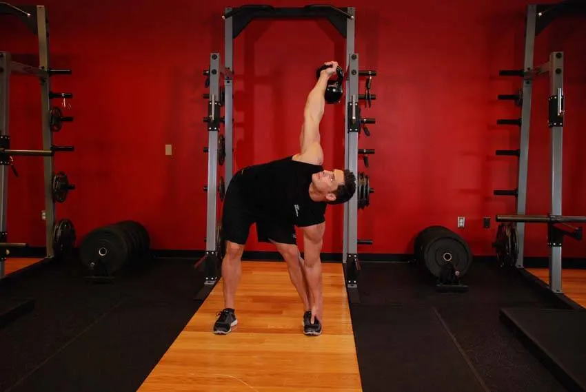 Kettlebell Windmill — end position