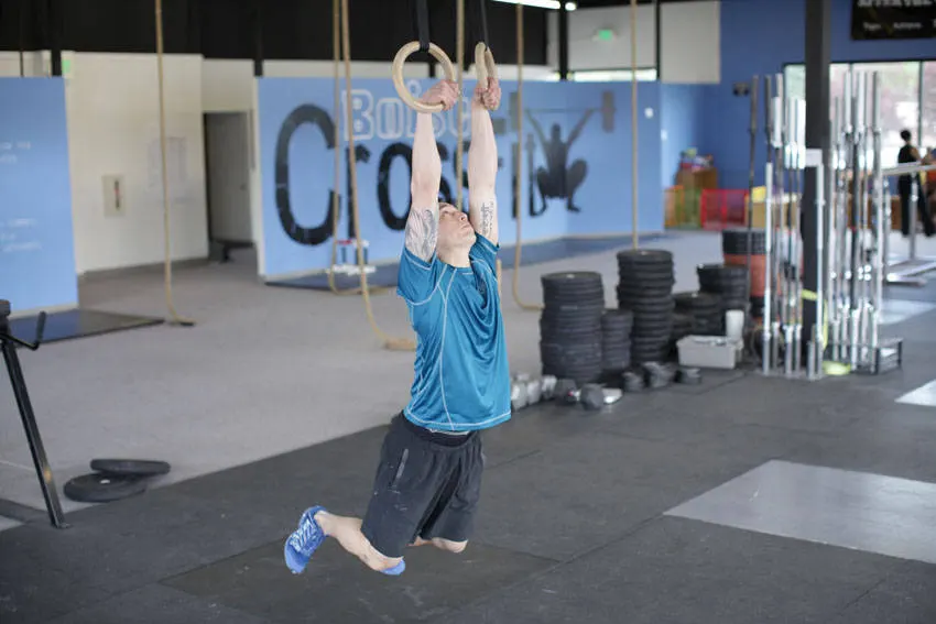 Kipping Muscle Up exercise