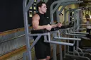 Knee/Hip Raise On Parallel Bars exercise