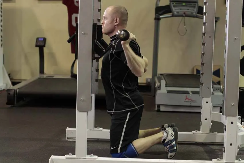 Kneeling Squat exercise