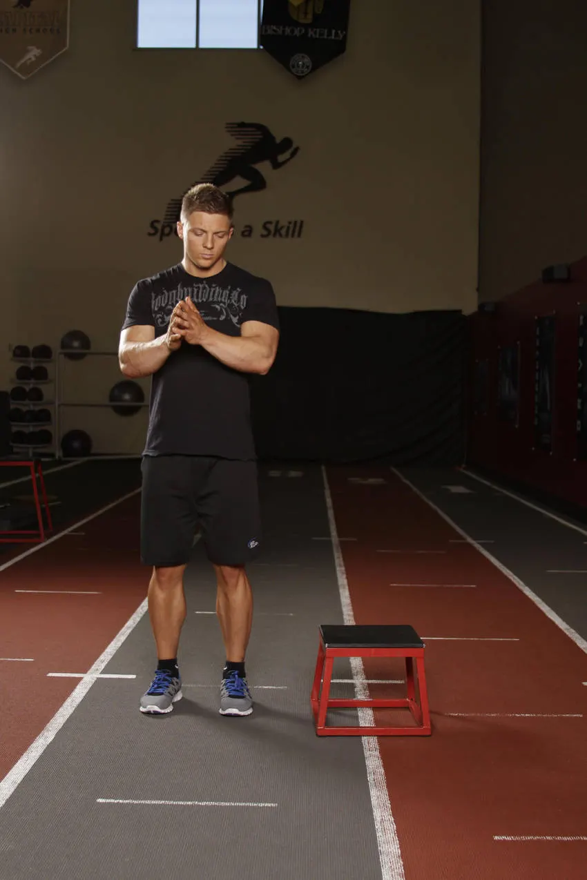 Lateral Box Jump exercise