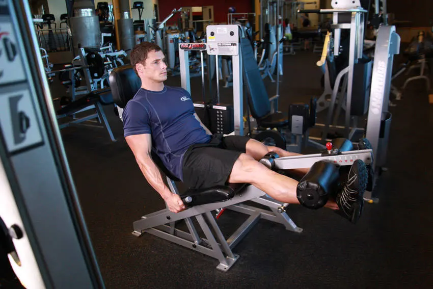 Leg Extensions — end position