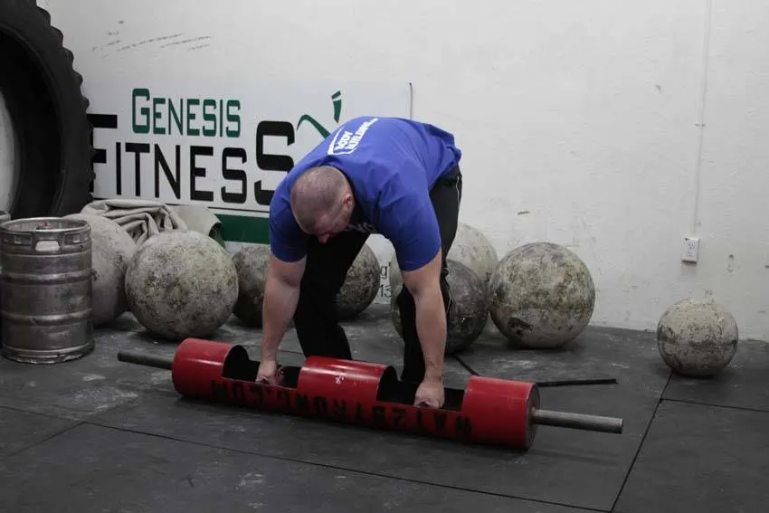 Log Lift — starting position