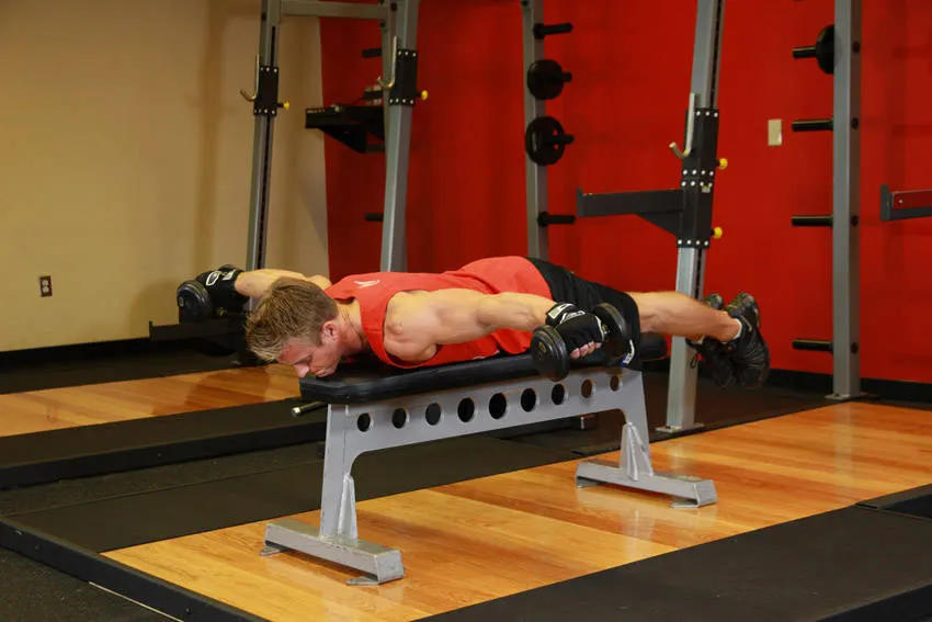 Lying Rear Delt Raise exercise