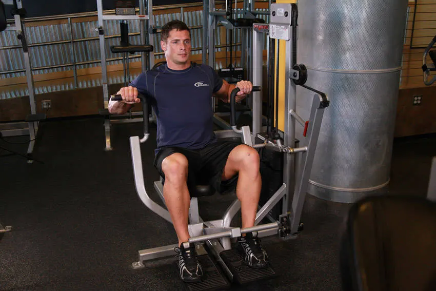 Machine Bench Press exercise
