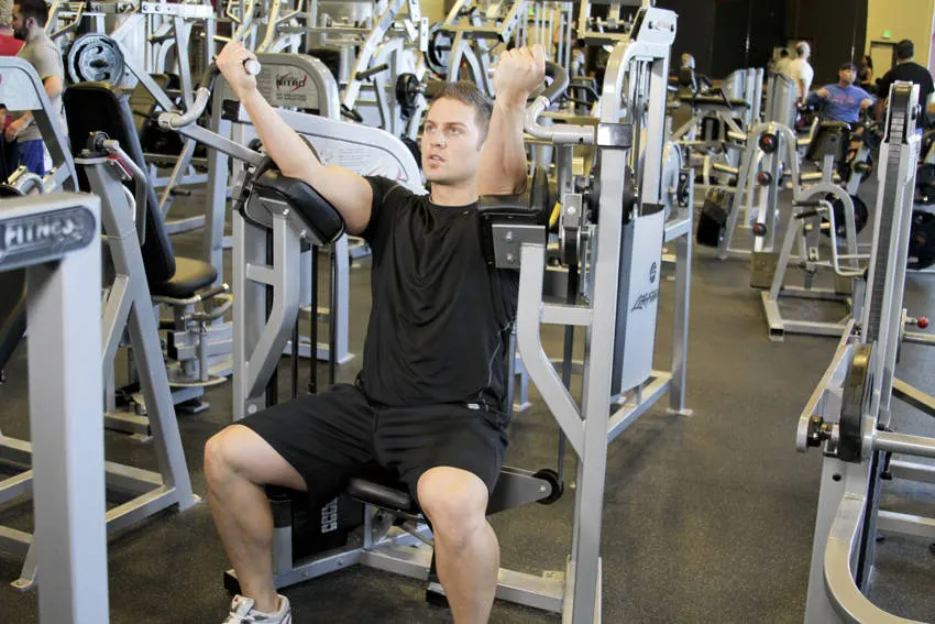 Machine Bicep Curl exercise