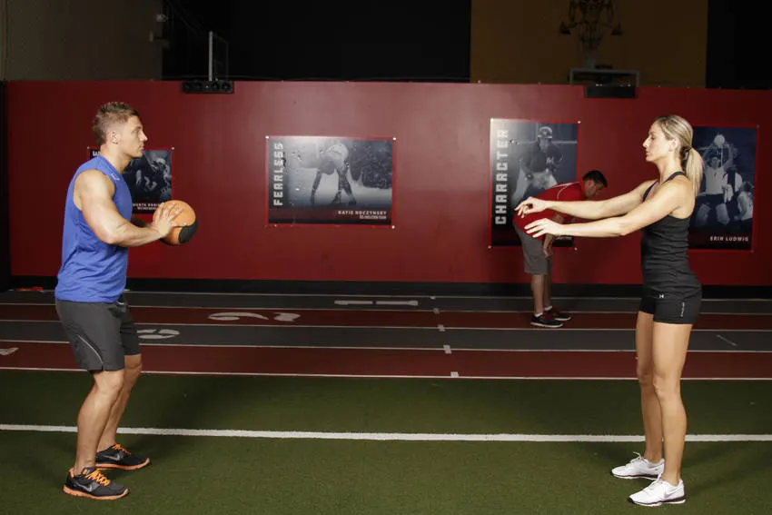 Medicine Ball Chest Pass exercise