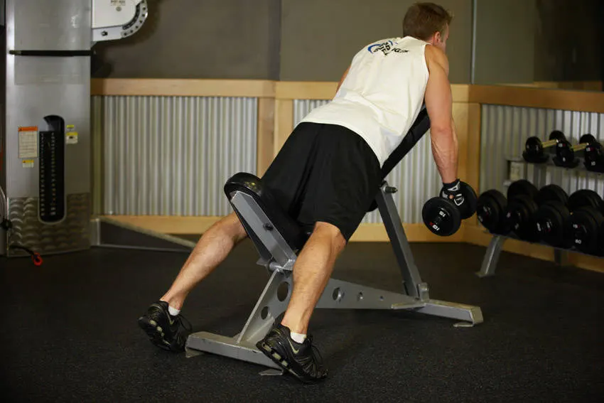 Middle Back Shrug — end position