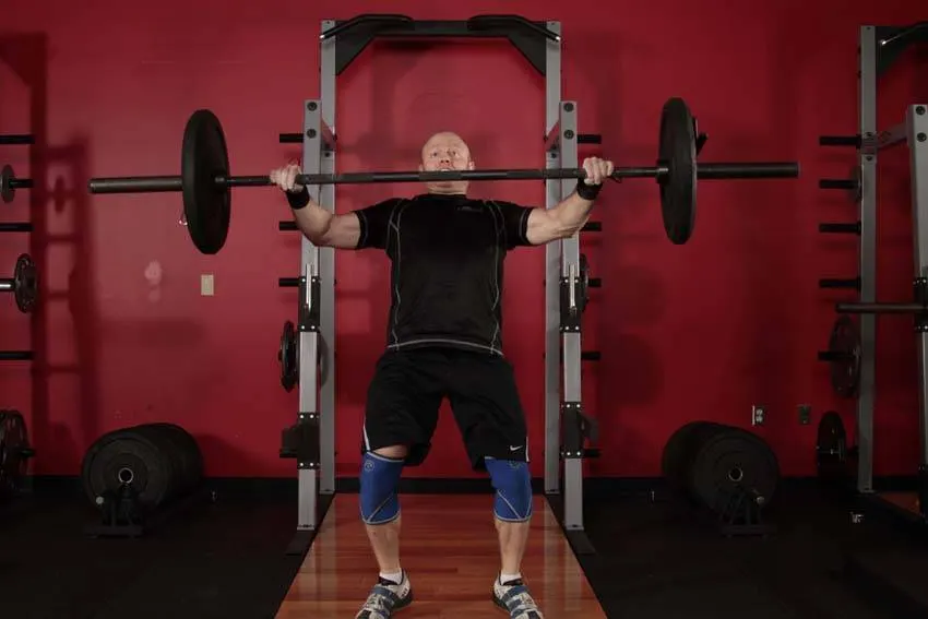 Muscle Snatch — end position