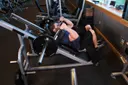 Narrow Stance Hack Squats exercise