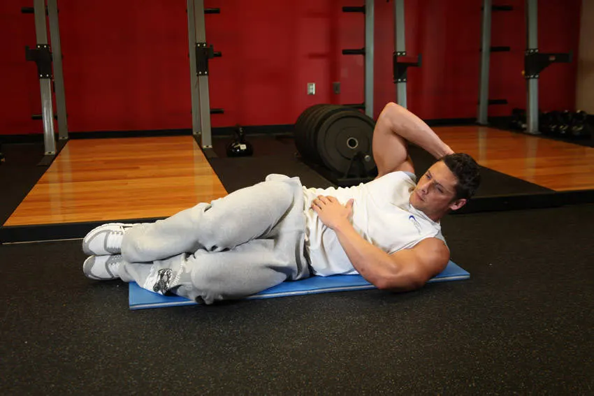 Oblique Crunches - On The Floor exercise