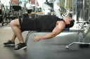 On-Your-Back Quad Stretch exercise