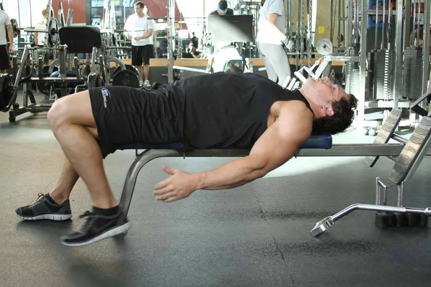 On-Your-Back Quad Stretch exercise