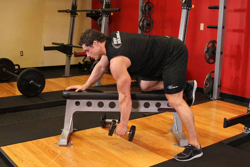 One-Arm Dumbbell Row exercise