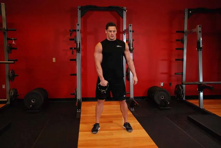One-Arm Kettlebell Snatch exercise