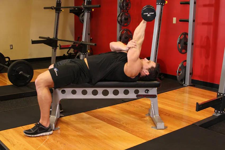 One Arm Pronated Dumbbell Triceps Extension exercise
