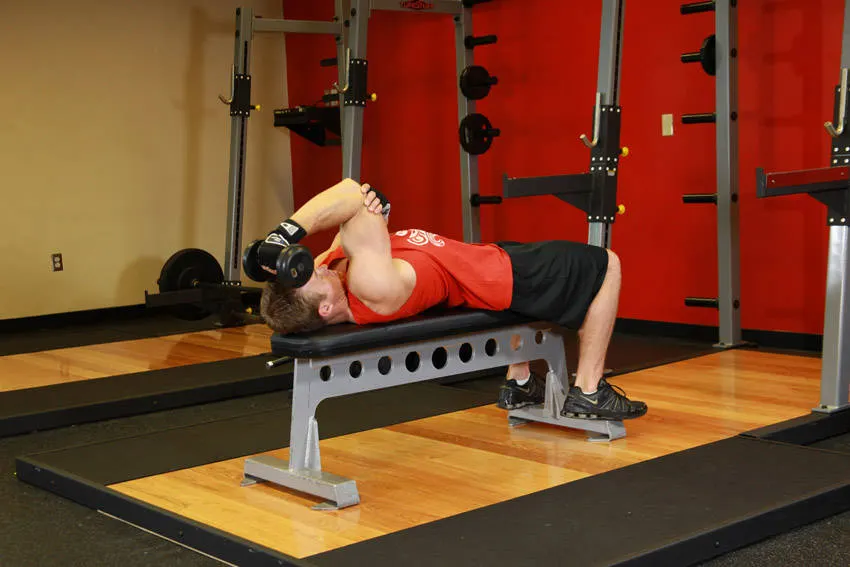 One Arm Supinated Dumbbell Triceps Extension exercise