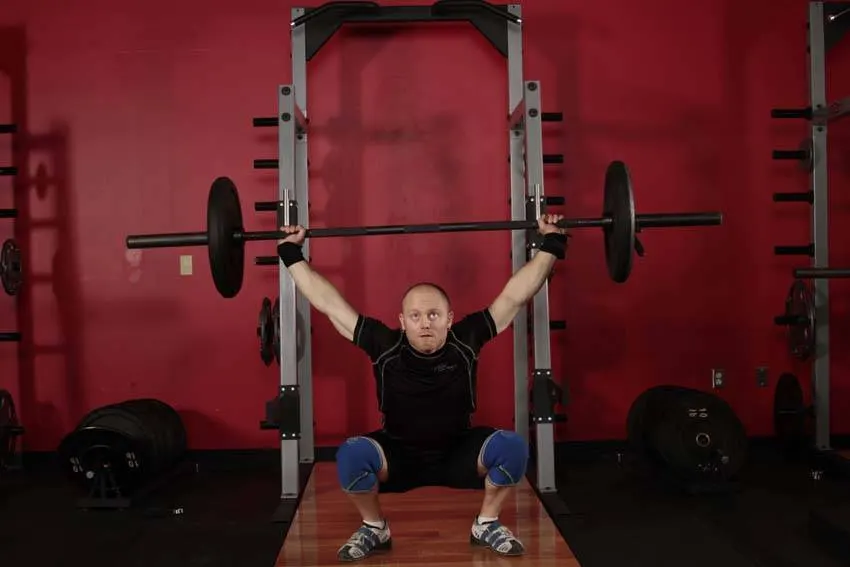 Overhead Squat — end position