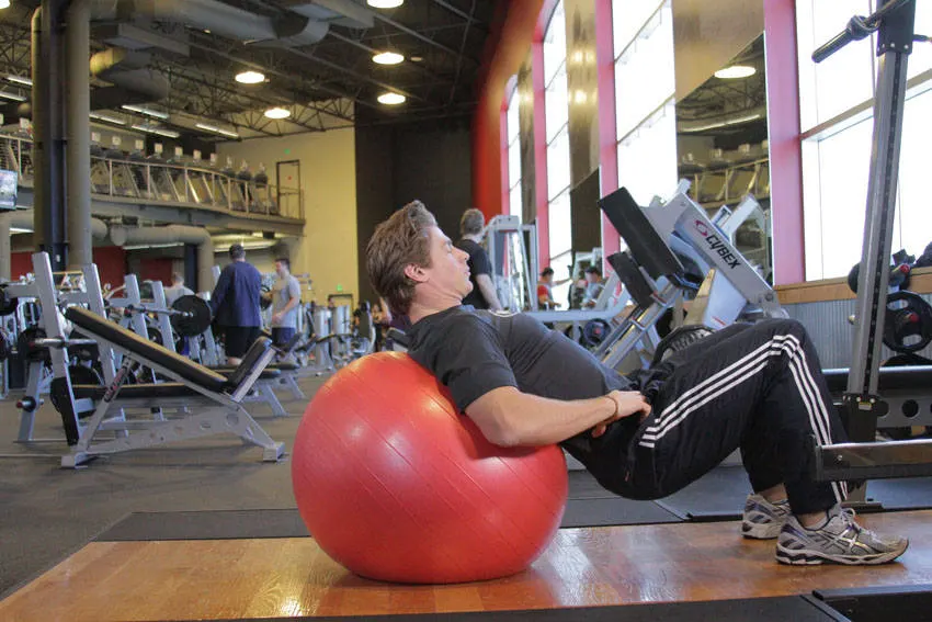 Physioball Hip Bridge exercise