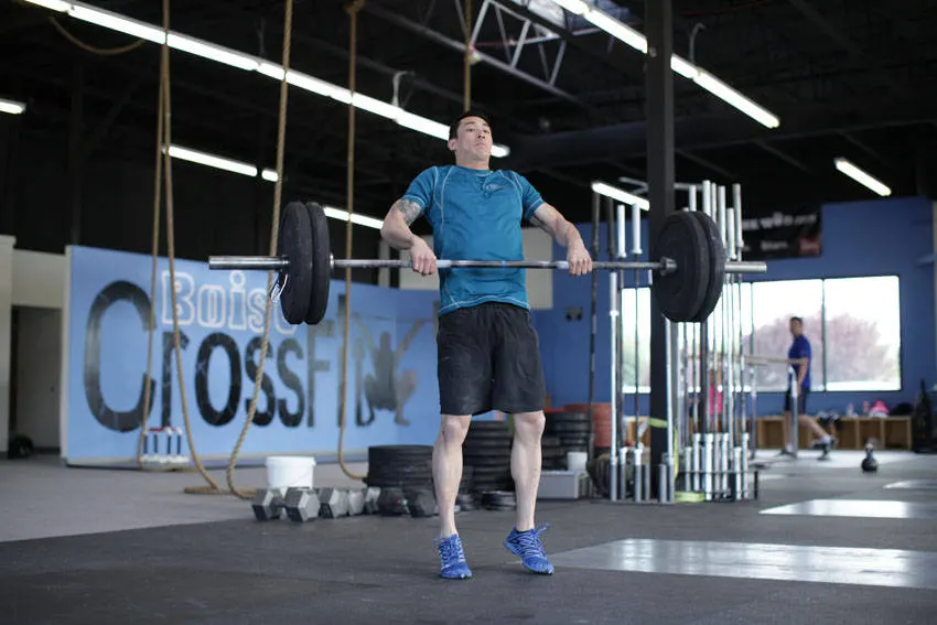 Power Clean — end position