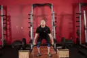 Power Clean from Blocks exercise