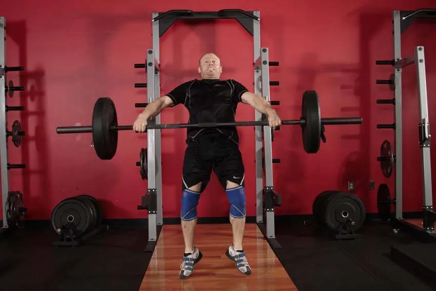 Power Snatch — end position