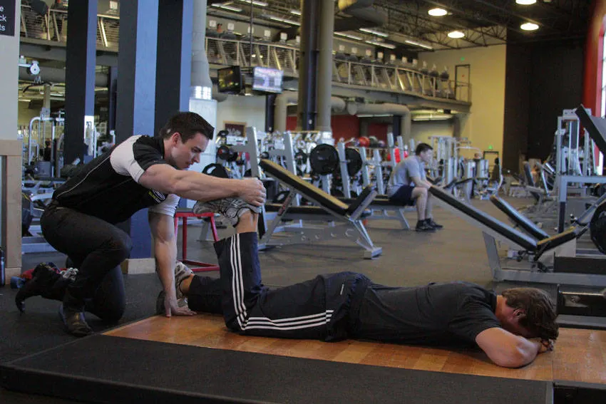 Prone Manual Hamstring — end position