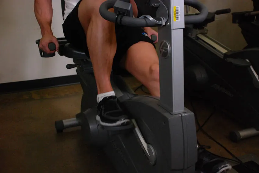 Recumbent Bike — end position