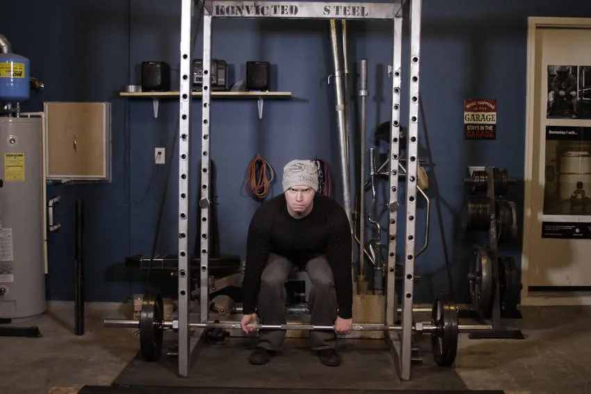 Reverse Band Deadlift exercise