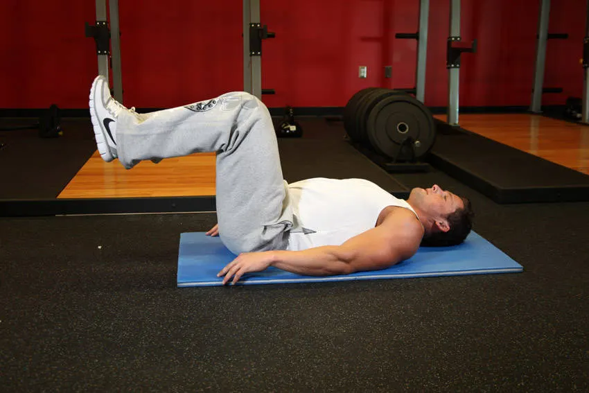 Reverse Crunch exercise
