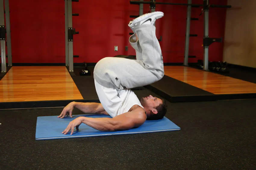 Reverse Crunch — end position